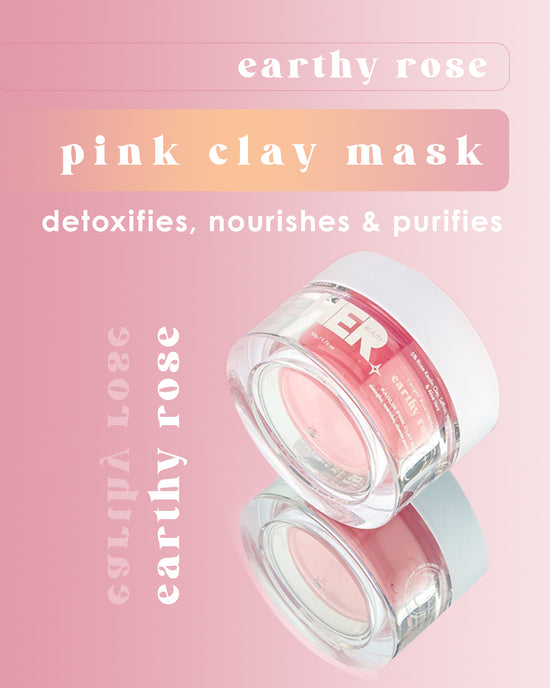 Early Rose: Pink Clay Mask | Detoxifies, Nourishes & Purifies
