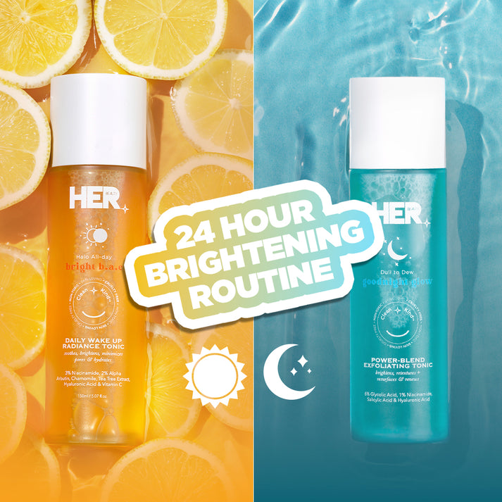 24 Hours Brightening Routine – Her Beauty