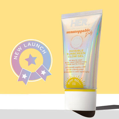 Invisible Sunscreen Glow Gel (Gel Moisturizer SPF 50)